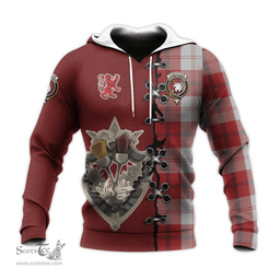 Scottish Cunningham Dress Clan Tartan Hoodie - Lion Rampant And Celtic Thistle Style Scottish Plaid Tartan Plaid