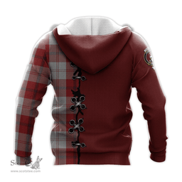 Scottish Cunningham Dress Clan Tartan Hoodie - Lion Rampant And Celtic Thistle Style Scottish Plaid Tartan Plaid