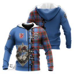 Scottish Congilton Clan Tartan Hoodie - Lion Rampant And Celtic Thistle Style Scottish Plaid Tartan Plaid