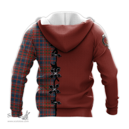 Scottish Cameron of Lochiel Ancient Clan Tartan Hoodie - Lion Rampant And Celtic Thistle Style Scottish Plaid Tartan Plaid