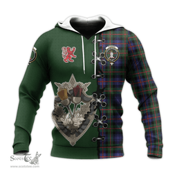 Scottish Fleming Clan Tartan Hoodie - Lion Rampant And Celtic Thistle Style Scottish Plaid Tartan Plaid