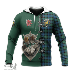 Scottish Campbell Ancient 02 Clan Tartan Hoodie - Lion Rampant And Celtic Thistle Style Scottish Plaid Tartan Plaid