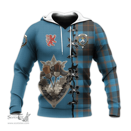 Scottish Garden Clan Tartan Hoodie - Lion Rampant And Celtic Thistle Style Scottish Plaid Tartan Plaid