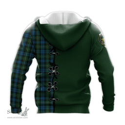 Scottish Campbell of Argyll 02 Clan Tartan Hoodie - Lion Rampant And Celtic Thistle Style Scottish Plaid Tartan Plaid
