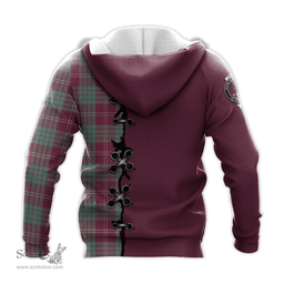 Scottish Crawford Ancient Clan Tartan Hoodie - Lion Rampant And Celtic Thistle Style Scottish Plaid Tartan Plaid
