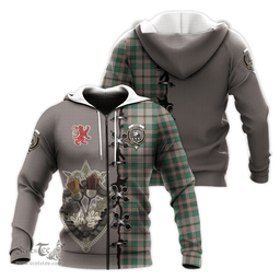 Scottish Craig Ancient Clan Tartan Hoodie - Lion Rampant And Celtic Thistle Style Scottish Plaid Tartan Plaid