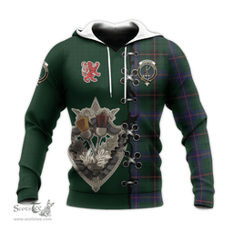 Scottish Davidson Modern Clan Tartan Hoodie - Lion Rampant And Celtic Thistle Style Scottish Plaid Tartan Plaid