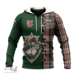 Scottish Carnegie Dress Clan Tartan Hoodie - Lion Rampant And Celtic Thistle Style Scottish Plaid Tartan Plaid