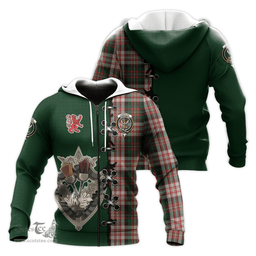 Scottish Carnegie Dress Clan Tartan Hoodie - Lion Rampant And Celtic Thistle Style Scottish Plaid Tartan Plaid
