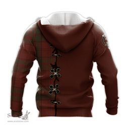 Scottish Drummond Clan Clan Tartan Hoodie - Lion Rampant And Celtic Thistle Style Scottish Plaid Tartan Plaid