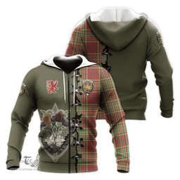 Scottish MacGillivray Hunting Ancient Clan Tartan Hoodie - Lion Rampant And Celtic Thistle Style Scottish Plaid Tartan Plaid