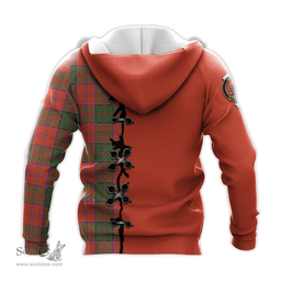 Scottish Grant Ancient Clan Tartan Hoodie - Lion Rampant And Celtic Thistle Style Scottish Plaid Tartan Plaid