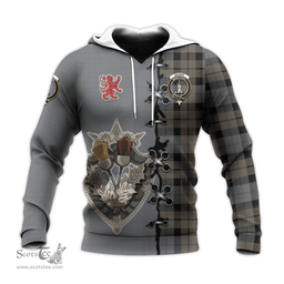 Scottish MacKay Weathered Clan Tartan Hoodie - Lion Rampant And Celtic Thistle Style Scottish Plaid Tartan Plaid