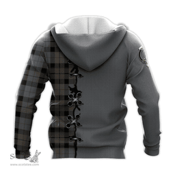 Scottish MacKay Weathered Clan Tartan Hoodie - Lion Rampant And Celtic Thistle Style Scottish Plaid Tartan Plaid