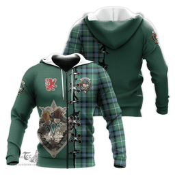Scottish MacDonald of the Isles Hunting Ancient Clan Tartan Hoodie - Lion Rampant And Celtic Thistle Style Scottish Plaid Tartan Plaid