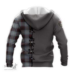 Scottish MacDonald Dress Ancient Clan Tartan Hoodie - Lion Rampant And Celtic Thistle Style Scottish Plaid Tartan Plaid
