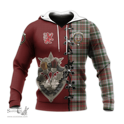 Scottish MacAlister Dress Clan Tartan Hoodie - Lion Rampant And Celtic Thistle Style Scottish Plaid Tartan Plaid