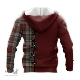 Scottish MacAlister Dress Clan Tartan Hoodie - Lion Rampant And Celtic Thistle Style Scottish Plaid Tartan Plaid