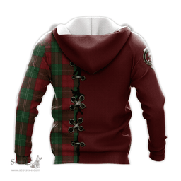 Scottish Lennox Clan Tartan Hoodie - Lion Rampant And Celtic Thistle Style Scottish Plaid Tartan Plaid