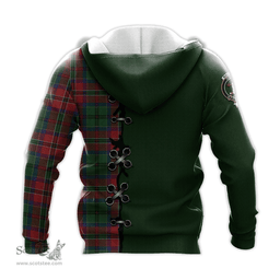 Scottish MacCulloch Clan Tartan Hoodie - Lion Rampant And Celtic Thistle Style Scottish Plaid Tartan Plaid