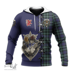 Scottish Graham of Montrose Modern Clan Tartan Hoodie - Lion Rampant And Celtic Thistle Style Scottish Plaid Tartan Plaid