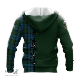 Scottish Kerr Hunting Clan Tartan Hoodie - Lion Rampant And Celtic Thistle Style Scottish Plaid Tartan Plaid