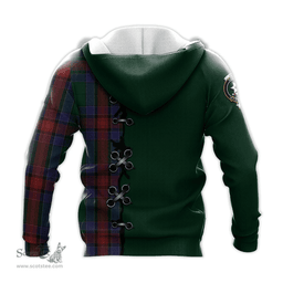 Scottish Jardine Dress Clan Tartan Hoodie - Lion Rampant And Celtic Thistle Style Scottish Plaid Tartan Plaid