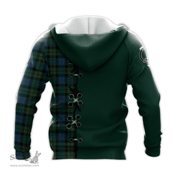 Scottish MacKay Modern Clan Tartan Hoodie - Lion Rampant And Celtic Thistle Style Scottish Plaid Tartan Plaid