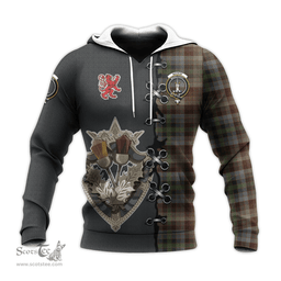 Scottish MacKay of Strathnaver Clan Tartan Hoodie - Lion Rampant And Celtic Thistle Style Scottish Plaid Tartan Plaid