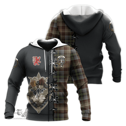 Scottish MacKay of Strathnaver Clan Tartan Hoodie - Lion Rampant And Celtic Thistle Style Scottish Plaid Tartan Plaid