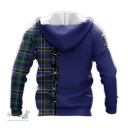 Scottish Hope Modern Clan Tartan Hoodie - Lion Rampant And Celtic Thistle Style Scottish Plaid Tartan Plaid