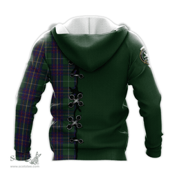 Scottish Inglis Clan Tartan Hoodie - Lion Rampant And Celtic Thistle Style Scottish Plaid Tartan Plaid