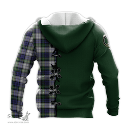 Scottish Gordon Dress Modern Clan Tartan Hoodie - Lion Rampant And Celtic Thistle Style Scottish Plaid Tartan Plaid