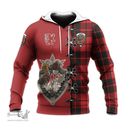 Scottish Hogg Clan Tartan Hoodie - Lion Rampant And Celtic Thistle Style Scottish Plaid Tartan Plaid