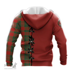 Scottish MacGregor Ancient Clan Tartan Hoodie - Lion Rampant And Celtic Thistle Style Scottish Plaid Tartan Plaid