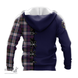 Scottish MacDonald Dress Modern Clan Tartan Hoodie - Lion Rampant And Celtic Thistle Style Scottish Plaid Tartan Plaid