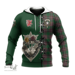 Scottish MacFarlane Hunting Clan Tartan Hoodie - Lion Rampant And Celtic Thistle Style Scottish Plaid Tartan Plaid