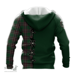 Scottish MacFarlane Hunting Clan Tartan Hoodie - Lion Rampant And Celtic Thistle Style Scottish Plaid Tartan Plaid