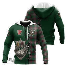Scottish MacFarlane Hunting Clan Tartan Hoodie - Lion Rampant And Celtic Thistle Style Scottish Plaid Tartan Plaid