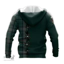 Scottish Kelly of Sleat Hunting Clan Tartan Hoodie - Lion Rampant And Celtic Thistle Style Scottish Plaid Tartan Plaid
