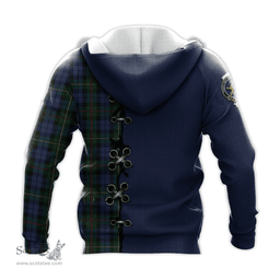 Scottish Gow Hunting Clan Tartan Hoodie - Lion Rampant And Celtic Thistle Style Scottish Plaid Tartan Plaid