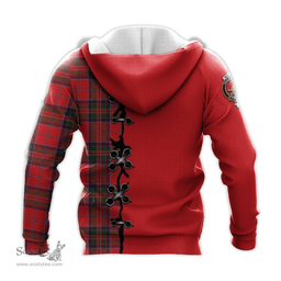 Scottish MacGillivray Modern Clan Tartan Hoodie - Lion Rampant And Celtic Thistle Style Scottish Plaid Tartan Plaid