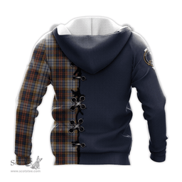 Scottish MacInnes Ancient Hunting Clan Tartan Hoodie - Lion Rampant And Celtic Thistle Style Scottish Plaid Tartan Plaid