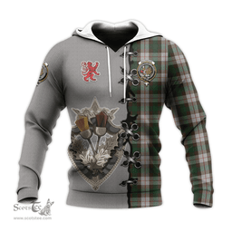 Scottish MacKinnon Dress Clan Tartan Hoodie - Lion Rampant And Celtic Thistle Style Scottish Plaid Tartan Plaid