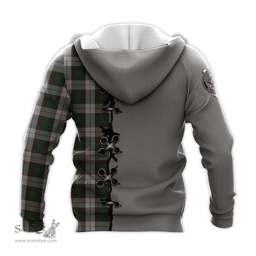 Scottish MacKinnon Dress Clan Tartan Hoodie - Lion Rampant And Celtic Thistle Style Scottish Plaid Tartan Plaid