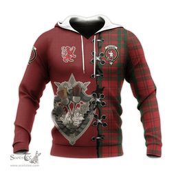 Scottish Livingston Clan Tartan Hoodie - Lion Rampant And Celtic Thistle Style Scottish Plaid Tartan Plaid