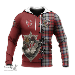 Scottish MacCulloch Dress Clan Tartan Hoodie - Lion Rampant And Celtic Thistle Style Scottish Plaid Tartan Plaid