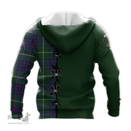 Scottish MacIntyre Hunting Modern Clan Tartan Hoodie - Lion Rampant And Celtic Thistle Style Scottish Plaid Tartan Plaid