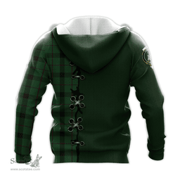 Scottish Kincaid Clan Tartan Hoodie - Lion Rampant And Celtic Thistle Style Scottish Plaid Tartan Plaid
