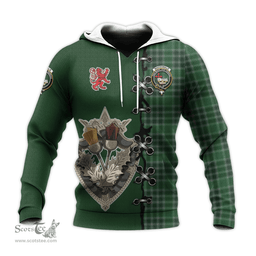 Scottish MacDonald, Lord of the Isles Hunting Clan Tartan Hoodie - Lion Rampant And Celtic Thistle Style Scottish Plaid Tartan Plaid